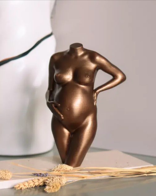 Beeld van een zwanger lichaam